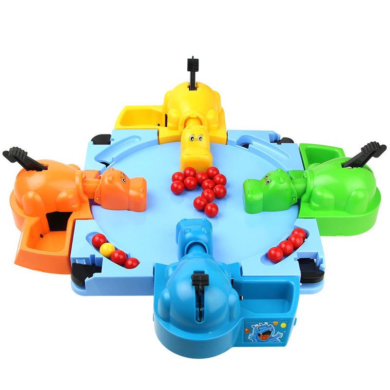 Feeding Hungry Hippo Marble Swallowing Ball Game Feeding Interactive with P H6Y8