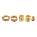 TMOK Water Pre Filter System 3/4" & 1" Brass Mesh Prefilter Purifier w/ Reducer Adapter & Gauge