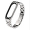 Mijobs Replacement Strap Metal Screwless Stainless Steel Wristband for Mi Band 3
