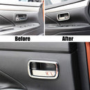 for Mitsubishi Outlander 2014-2019 Chrome Inner Door Handle Catch Cover Bow Z1B2