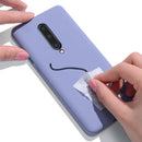 Bakeey Smooth Liquid Silicone Rubber Back Cover Protective Case for Oneplus 7 Pro