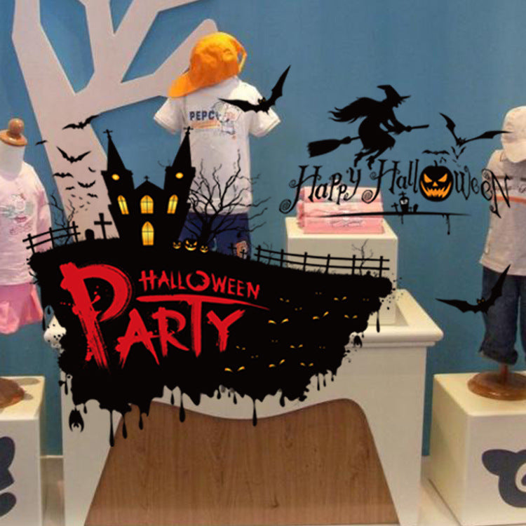 Miico FX3041 Creative Halloween Sticker Cartoon Wall Sticker For Room Halloween Decoration