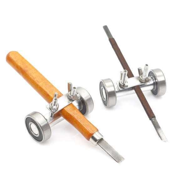 Honana Home Stainless Steel Fixed Angle Sharpener Cutter Holder Leather Tool Wood Carving Tool Carving Tool Kitchen Sharpen Stone