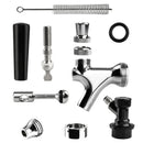Craft Beer Tap Faucet with Gas Ball Lock Quick Disconnect Kit Home Brewing