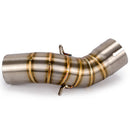 Motorcycle Motorbike Middle Exhaust Middle Mid Link Pipe Connector for Kawa