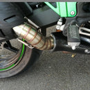 Motorcycle Motorbike Middle Exhaust Middle Mid Link Pipe Connector for Kawa