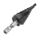Drillpro HRC89 AlTiN Coating Step Drill Bit 4-20mm HSS M35 Cobalt Step Cone Drill Bit Hole Cutter