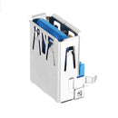 10pcs 3.0 USB Plug AF90 Degree Type A female Socket Connector Charging Socket USB Socket Interface