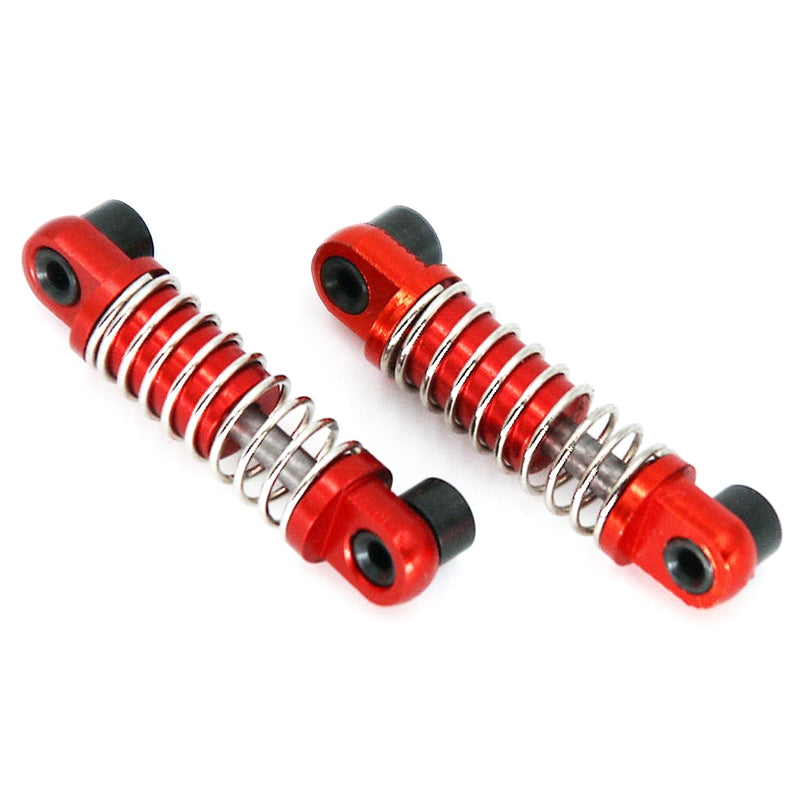 2Pcs 1/28 RC Aluminum Shock Absorbers for WLtoys RC Car K969 K989 K999 P929 Y2B1