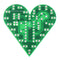 EQKIT Heart Shaped Light Kit DIY LED Flash Breathing Light Parts Red Green Blue White Color Optional