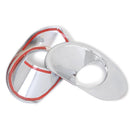 Car Styling Cover Detector ABS Chrome Front Fog Light Lamp Trim Frame Mould Z5G2