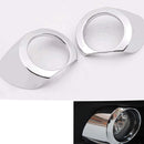 Car Styling Cover Detector ABS Chrome Front Fog Light Lamp Trim Frame Mould Z5G2