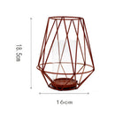Nordic Style Wrought Iron Geometric Candle Holders Home Decorate Metal CraftA8A4