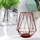 Nordic Style Wrought Iron Geometric Candle Holders Home Decorate Metal CraftA8A4