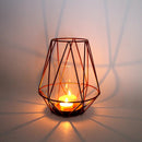 Nordic Style Wrought Iron Geometric Candle Holders Home Decorate Metal CraftA8A4