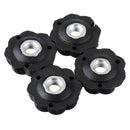 4Pcs Plum Star Through Hole  Heat Bed Hand Screw Levelilng Nut for 3D Printer Hotbed