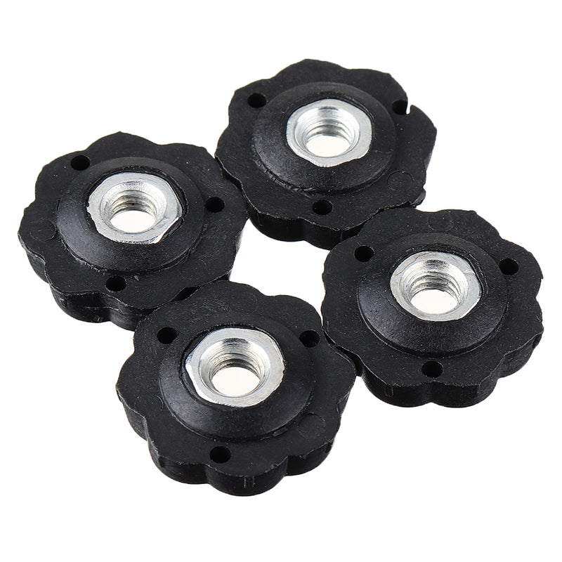 4Pcs Plum Star Through Hole  Heat Bed Hand Screw Levelilng Nut for 3D Printer Hotbed