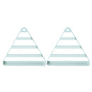 Wall-Mounted Triple-cornered Earrings Jewelry Display Stand Earrings BraceleU7A7