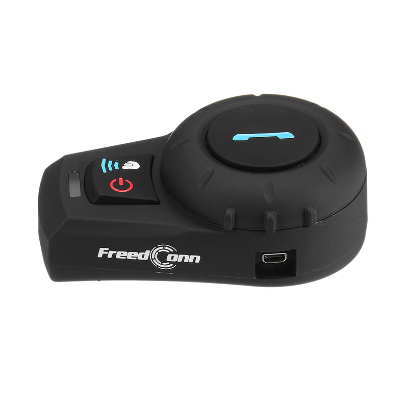 EU Plug Motorcycle Helmet Intercom 500M Headset BT Interphone With bluetooth Function
