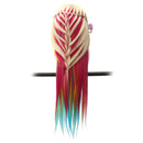 8 Colors Salon Hairdressing Braiding Practice Mannequin Hair Training Head Models With Clamp Holder