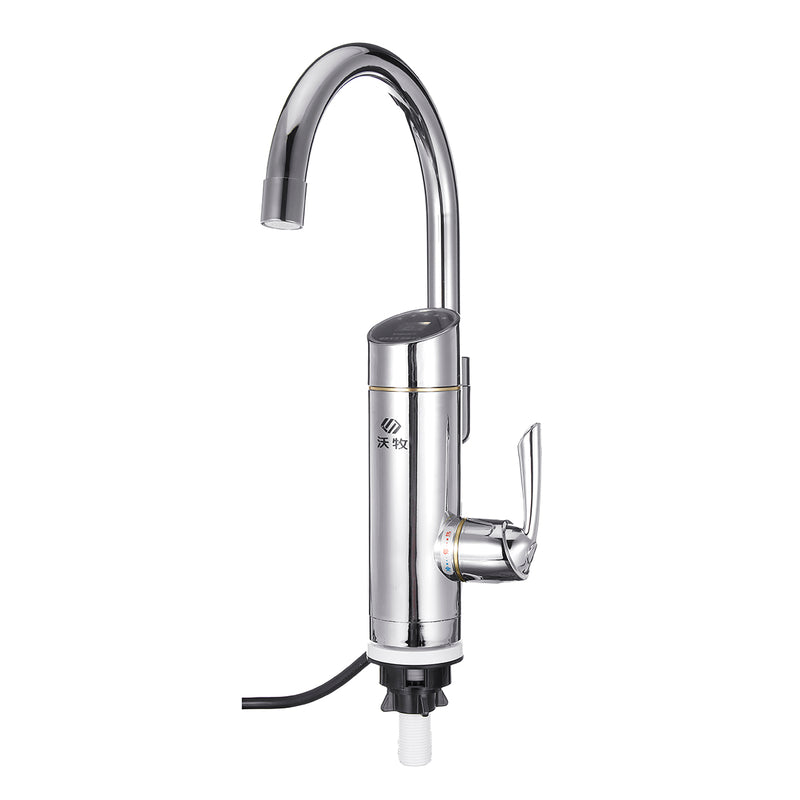 220V 3000w Bathroom Kitchen Electric Faucet Tap Instant Hot Cold Water Heater
