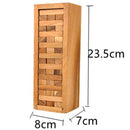 Children Toys Wooden Stacked Layers Building Block Gift Tower Block Stack G J5Z4