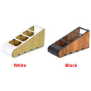 Organizer Four Grid Storage Box Stand Home Desktop Remote Control Holder Wo P3X9