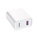 Baseus GS-QC571A 22.5W 5A QC3.0 Foldable Smart Quick Charge USB Charger with 5A Data Cable for Samsung S10+ Redmi K30 5G Tablet Notebook