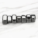 7Pcs/ Pack Black Lodestone Magnetite Tumbled Stone Wicca Reiki Crystal Healing 18 Decorations