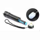 SMILING SHARK T6 Tactical Flashlight 5 Modes IPX6 Waterproof Work Lamp Camping Hunting Portable Zoomable Torch Light 18650