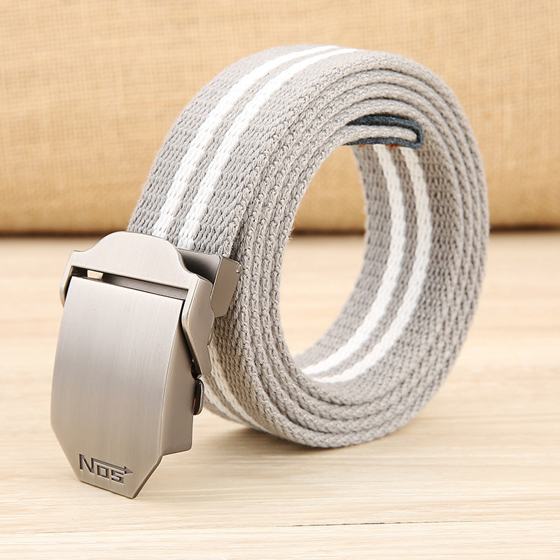 ZANLURE 130cm Fiber Belt Zinc Alloy Buckle Quick Release Tactical Belts