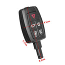 Car 5 Button Smart Remote Key Shell Case for Volvo C30 C70 S40 V50 2008 200
