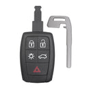 Car 5 Button Smart Remote Key Shell Case for Volvo C30 C70 S40 V50 2008 200