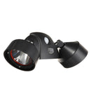 5W Solar Power Dual Head LED Home Security Light PIR Motion Sensor Outdoor Wall Lamp
