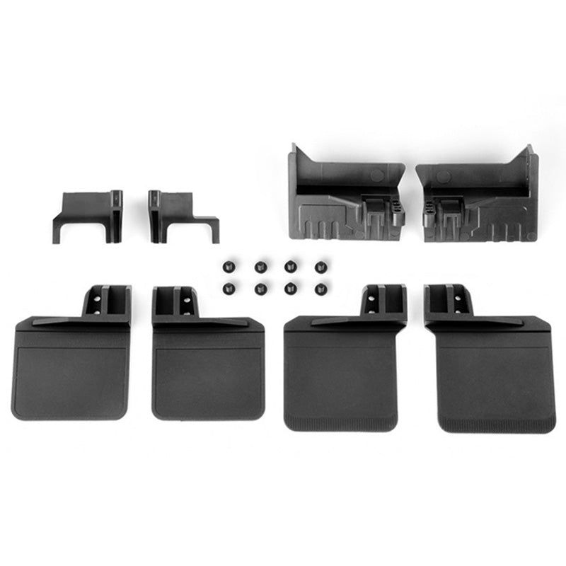 Rubber Front and Rear Fenders Modified Upgrade Accessories for 1/10 Rc Craw J8U9