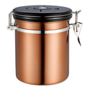 Airtight Coffee Container Storage Canister Set for Coffee Beans Ground 1.5L S5L8