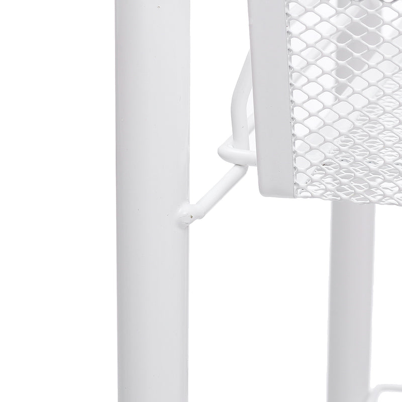 3/4/5 Tier Movable Stainless Shelf Kitchen Storage Rack Organizer Stand Holder