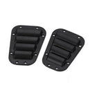 1 Set for TRX-4 Black Plastic Intake Grille Cover & Engine Cover Hinge for  M8D6