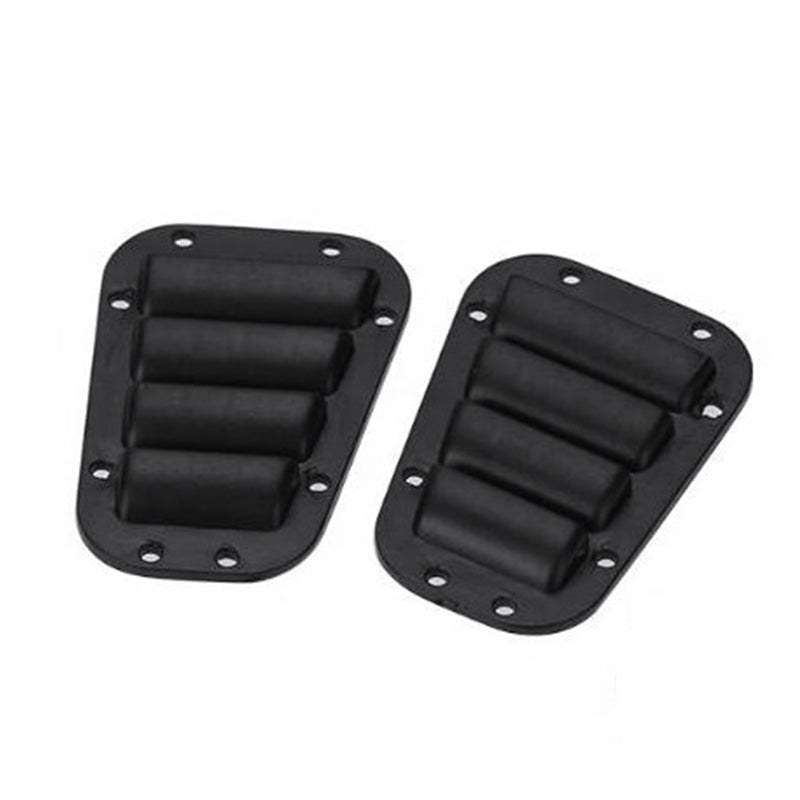 1 Set for TRX-4 Black Plastic Intake Grille Cover & Engine Cover Hinge for  M8D6