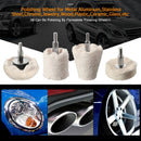 4Pcs White Flannelette Polishing Wheel Cone Column Mushroom T-Shaped Wheel  R4O6