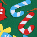 3Ft DIY Felt Christmas Tree Set + 26Pcs Detachable Ornaments, Wall Hanging