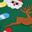 3Ft DIY Felt Christmas Tree Set + 26Pcs Detachable Ornaments, Wall Hanging
