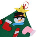 3Ft DIY Felt Christmas Tree Set + 26Pcs Detachable Ornaments, Wall Hanging