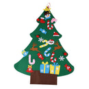 3Ft DIY Felt Christmas Tree Set + 26Pcs Detachable Ornaments, Wall Hanging