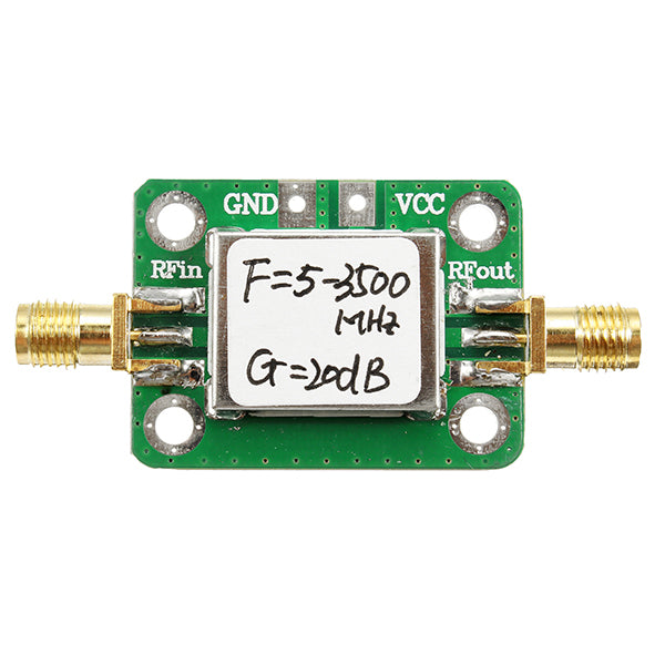 LNA 5-3500MHz 20dB Gain Broadband Low Noise RF Amplifier With Shielding Shell