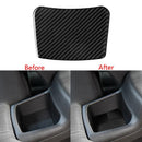 New Carbon Fiber Rear Storage Box Cover Trim Fit for Chevrolet Camaro 2017-
