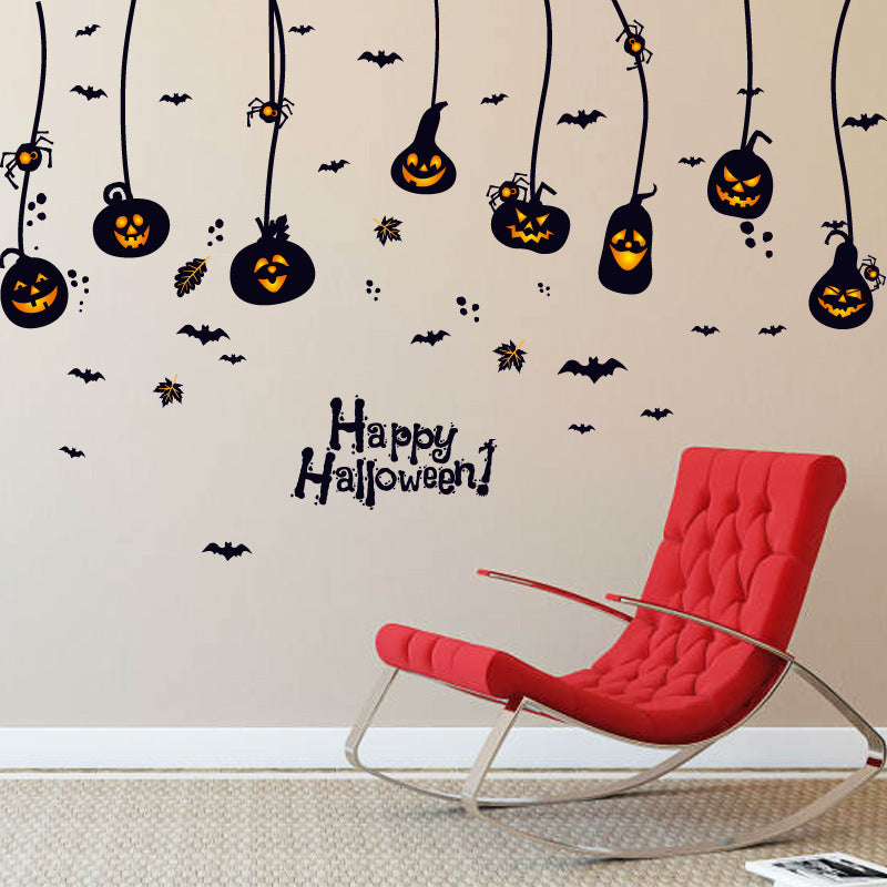 Miico SK9094 Trick Or Treat Halloween Wall Sticker Room Decoration For Be Happy Halloween Party