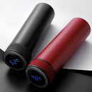 IPRee 500ml LCD Temperature Display Water Bottle Stainless Steel Vacuum Thermos Insulated Cup