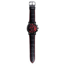 SKMEI 9196 Men Fashion Leather Strap Stopwatch Date Display Roman Numerals Sport Quartz Watch