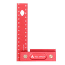 RED ARROW 150/200mm Metric Precision Woodworking Square Aluminum Alloy Wide Seat Scribing Tool L 90 Right Angle Ruler